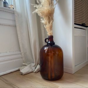 Amber Glass Gallon Jug | 🌾🌾🌾